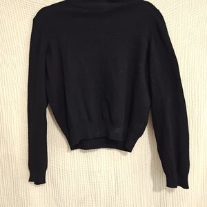 Vintage Black Turtleneck Sweater